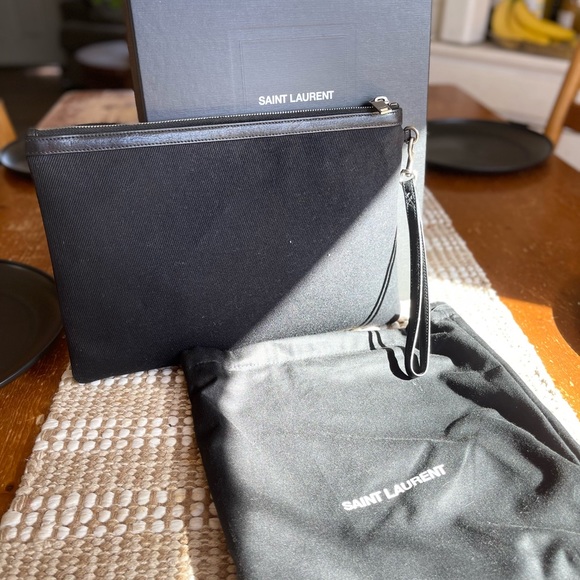 YSL Rive Gauche wristlet - Picture 3 of 13